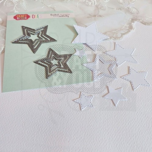 Wykrojnik Stars Gwiazdy CW254 Craft&amp;You Design
