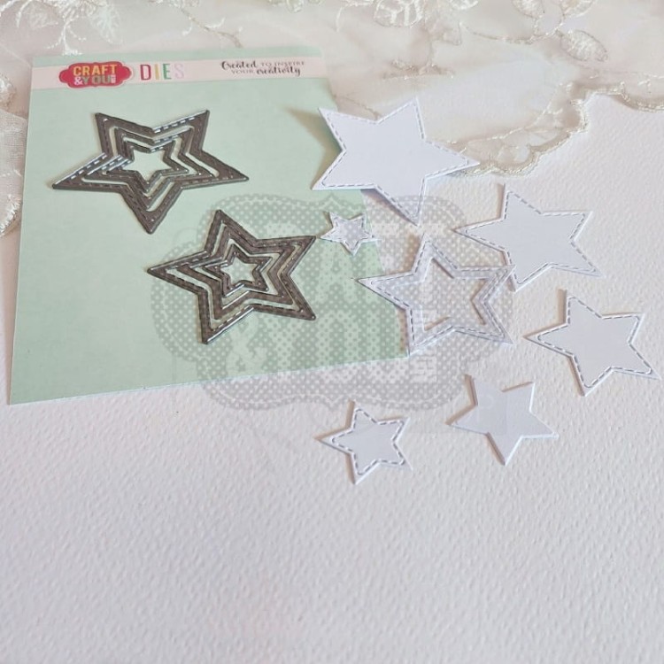 Wykrojnik Stars Gwiazdy CW254 Craft&amp;You Design