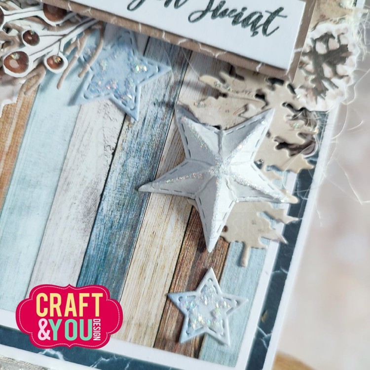 Wykrojnik Stars Gwiazdy CW254 Craft&amp;You Design