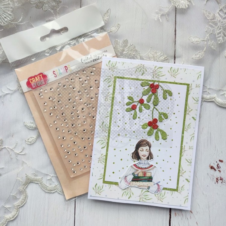 Wykrojnik Mistletoe Twigs Gałązki jemioły CW253 Craft&amp;You Design