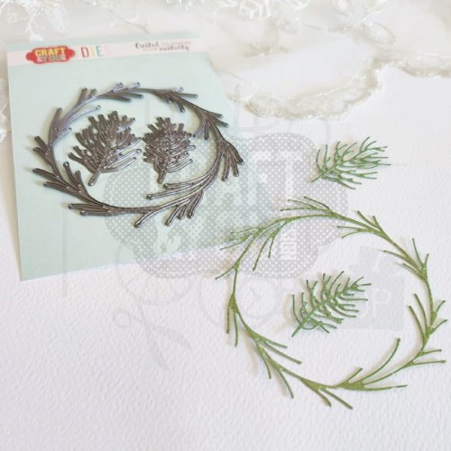Wykrojnik Coniferous Wreath Iglasty wieniec CW252 Craft&amp;You Design