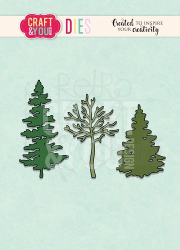 Wykrojnik Trees Drzewa CW249 Craft&amp;You Design