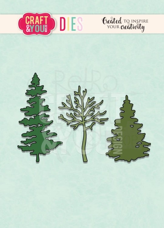 Wykrojnik Trees Drzewa CW249 Craft&amp;You Design