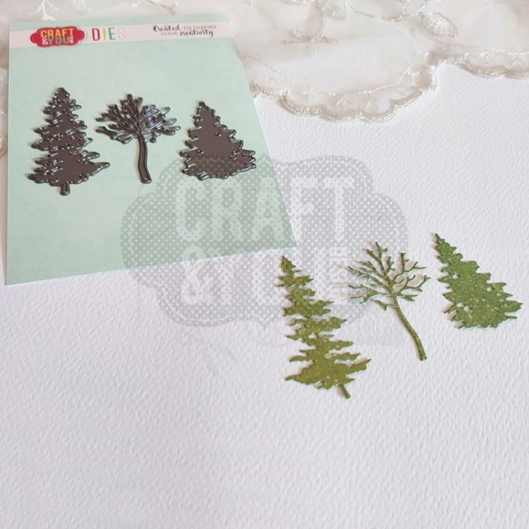 Wykrojnik Trees Drzewa CW249 Craft&amp;You Design