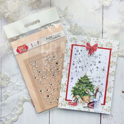 Stempel akrylowy Stars Gwiazdki CS030 Craft&amp;You Design