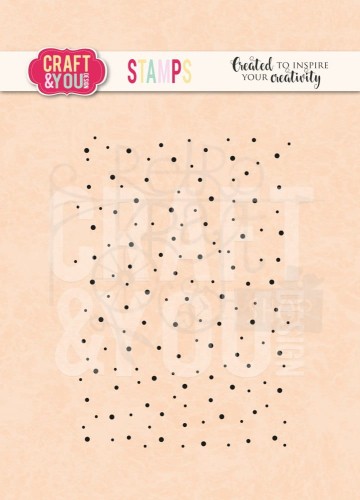 Stempel akrylowy Dots Kropki CS029 Craft&amp;You Design