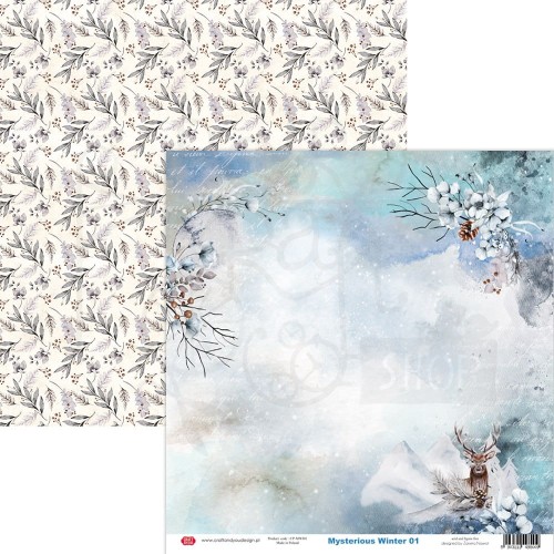 Zestaw papierów do scrapbookingu 30x30 Mysterious Winter CPS-MWI30-6 Craft&amp;You Design