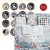 Kreatywny zestaw papierów do scrapbookingu 30x30 Mysterious Winter elementy do wycięcia CSET-MWI-4 Craft&amp;You Design