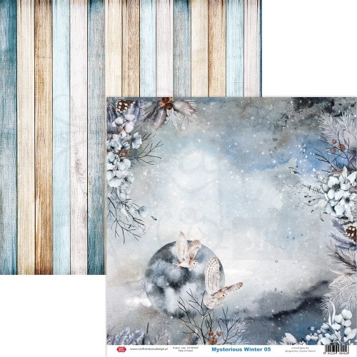 Papier do scrapbookingu 30x30 Mysterious Winter 05 CP-MWI05 Craft&amp;You Design