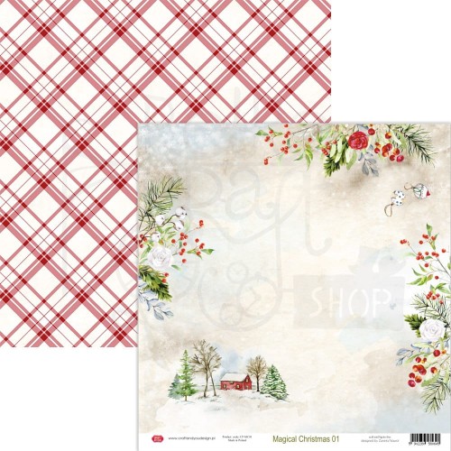 Zestaw papierów do scrapbookingu 30x30 Magical Christmas CPS-MC30-6 Craft&amp;You Design