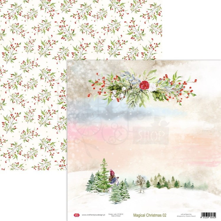 Zestaw papierów do scrapbookingu 30x30 Magical Christmas CPS-MC30-6 Craft&amp;You Design