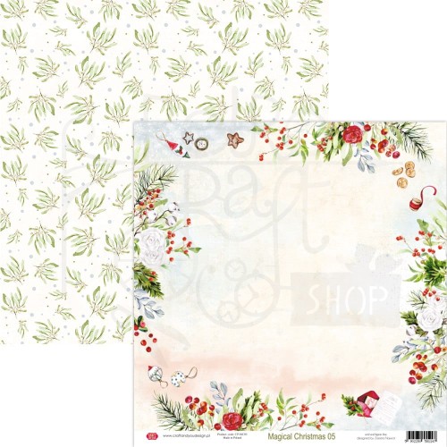 Papier do scrapbookingu 30x30 Magical Christmas 05 CP-MC05 Craft&amp;You Design
