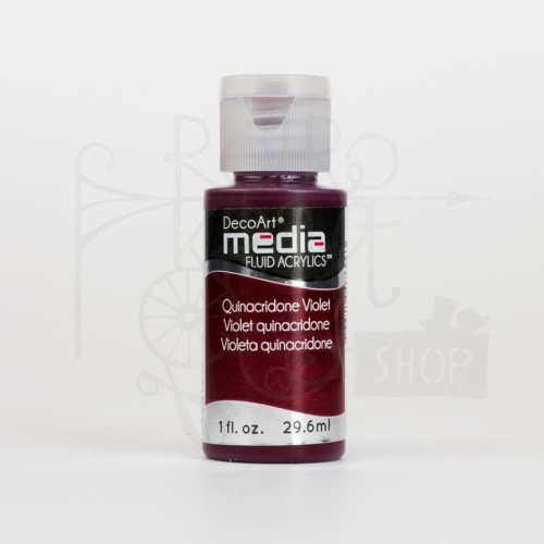 Fluid Acrylics płynny pigment polimerowo - akrylowy Quinacridone Violet DMFA34 DecoArt