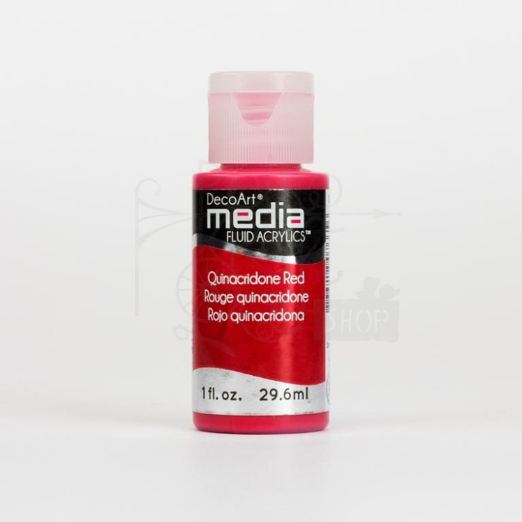 Fluid Acrylics płynny pigment polimerowo - akrylowy Quinacridone Red DMFA33 DecoArt