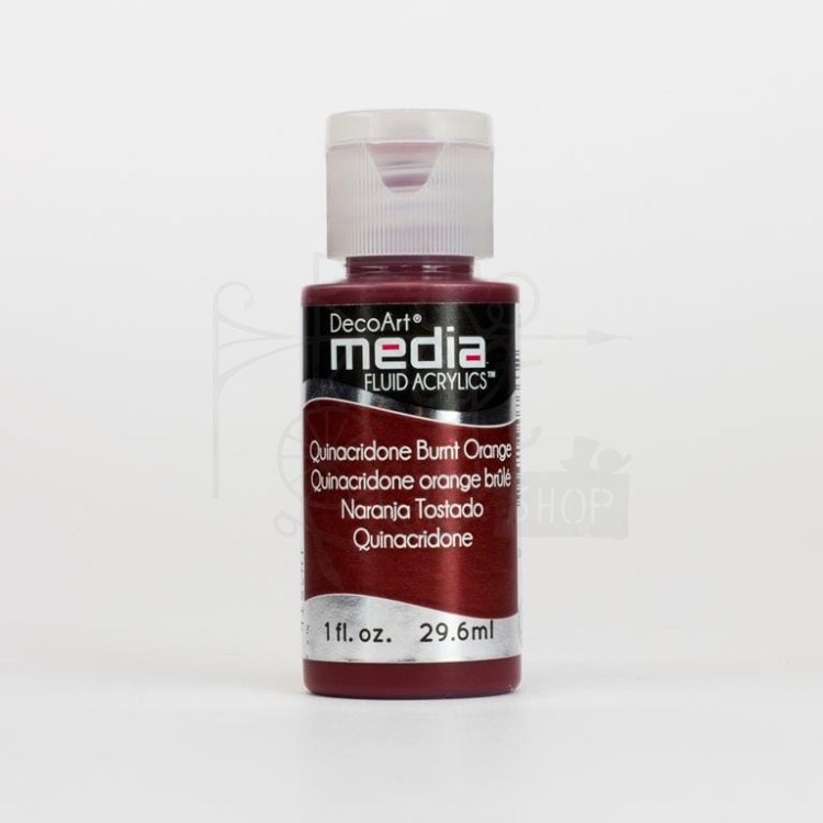 Fluid Acrylics płynny pigment polimerowo - akrylowy Quinacridone Burnt Orange DMFA31 DecoArt