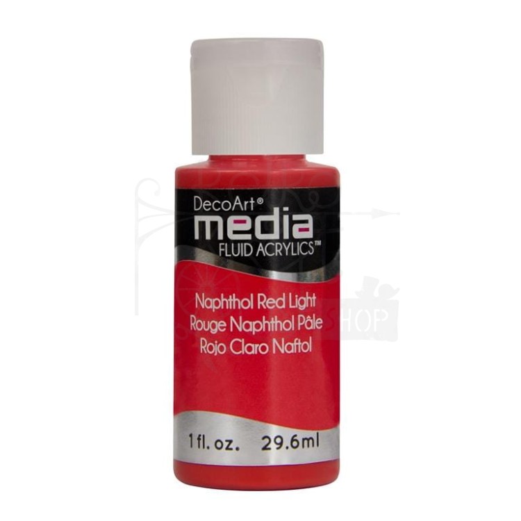 Fluid Acrylics płynny pigment polimerowo - akrylowy Naphthol Red Light DMFA19 DecoArt