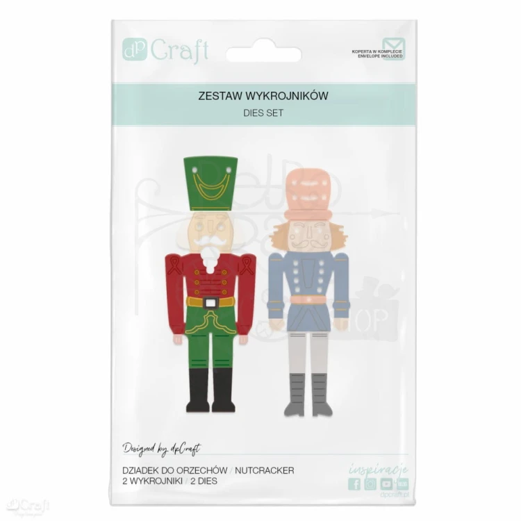 Zestaw wykrojników Dziadek do orzechów 2szt JCMA-218 dpCraft