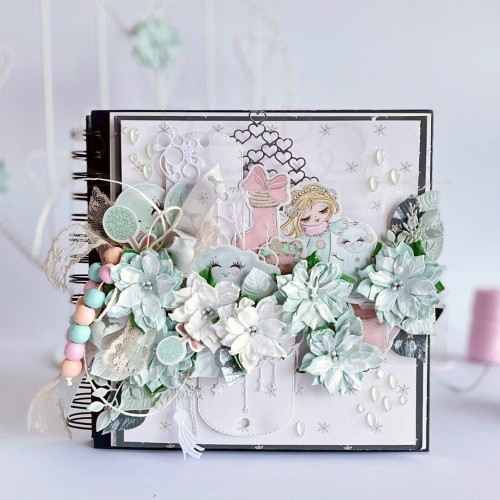 Kształty papierowe die-cuts Frosty Pastels 45szt. CEOZ-158 dpCraft