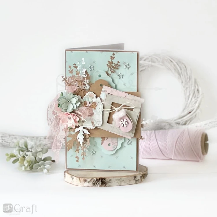 Kształty papierowe die-cuts Frosty Pastels 45szt. CEOZ-158 dpCraft