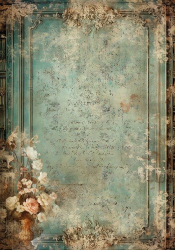 Papier ryżowy 24x33 Abandoned Elegance 6 LBD326 LaBlanche