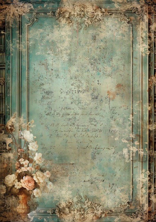 Papier ryżowy 24x33 Abandoned Elegance 6 LBD326 LaBlanche