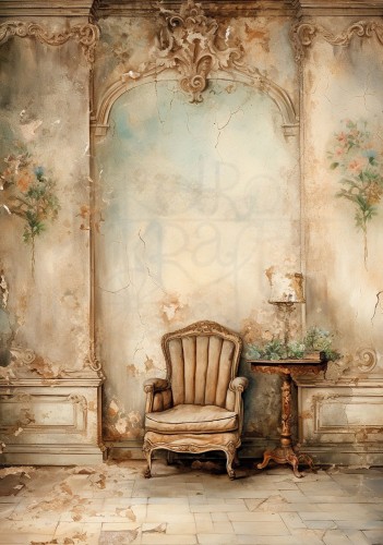 Papier ryżowy 24x33 Abandoned Elegance 5 LBD325 LaBlanche