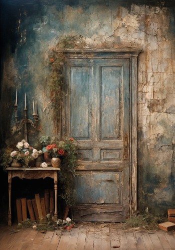 Papier ryżowy 24x33 Abandoned Elegance 2 LBD322 LaBlanche
