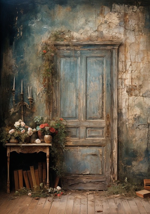 Papier ryżowy 24x33 Abandoned Elegance 2 LBD322 LaBlanche