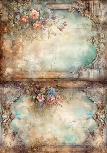 Papier ryżowy 24x33 Abandoned Elegance 1 LBD321 LaBlanche