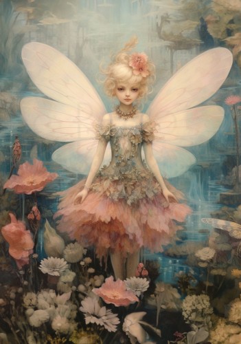 Papier ryżowy 24x33 Magical Fairies 1 LBD305 LaBlanche