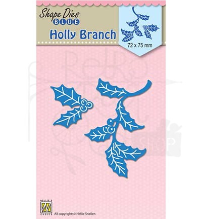 Zestaw wykrojników Gałązki Ostrokrzewu SDB058 Nellie's Choice