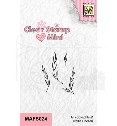 Stempel akrylowy Małe gałązki MAFS024 Nellie's Choice