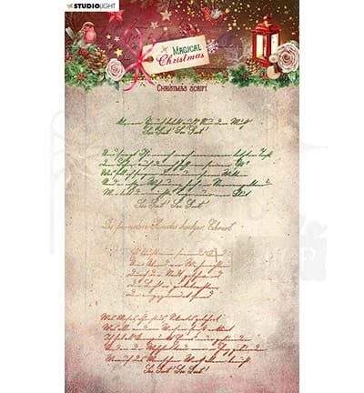 Stempel akrylowy Magical Christmas Script - pismo SL-MC-STAMP501 StudioLight