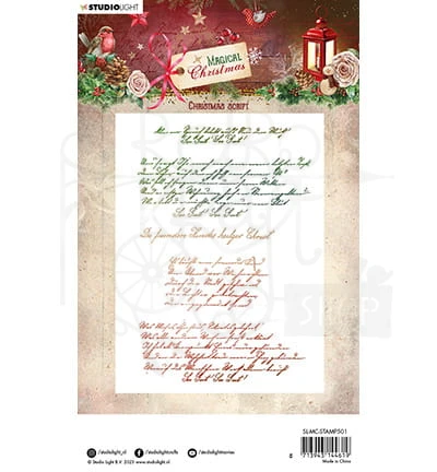 Stempel akrylowy Magical Christmas Script - pismo SL-MC-STAMP501 StudioLight