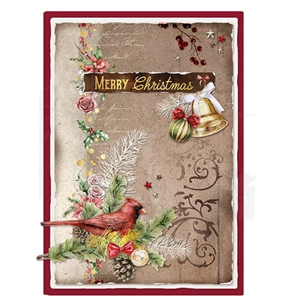 Stempel akrylowy Magical Christmas Greenery - gałązki listki kwiaty SL-MC-STAMP500 StudioLight