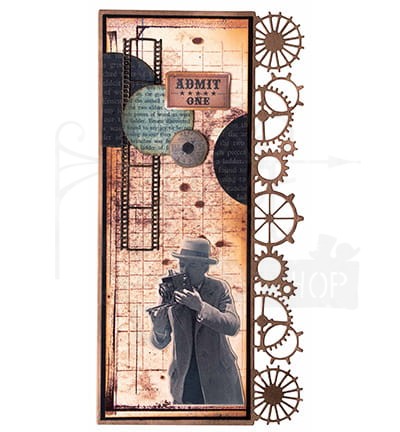 Kształty papierowe die-cuts Grunge Collection - People &amp; Element 47 elementów SL-GR-PE06 StudioLight