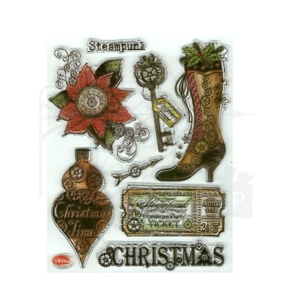 Stempel akrylowy Steampunk Christmas 400311600 ViVa Decor