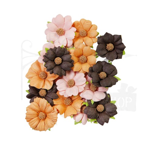 Kwiaty kwiatki papierowe Twilight Magical Spell 15szt 667863 Prima
