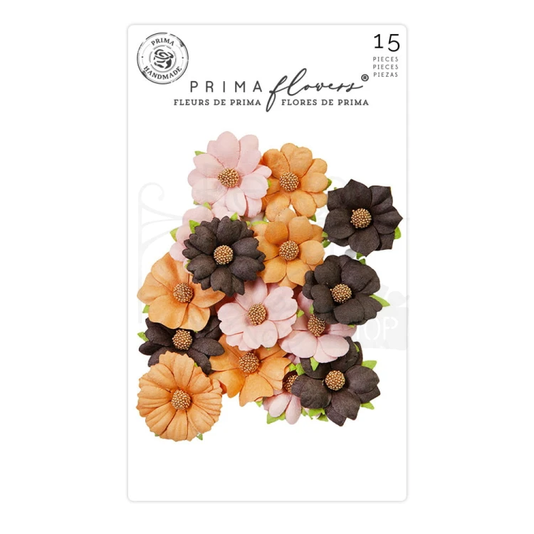 Kwiaty kwiatki papierowe Twilight Magical Spell 15szt 667863 Prima