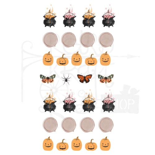 Naklejki Twilight by Frank Garcia - Pumpkin Spells 30szt 980993 Prima