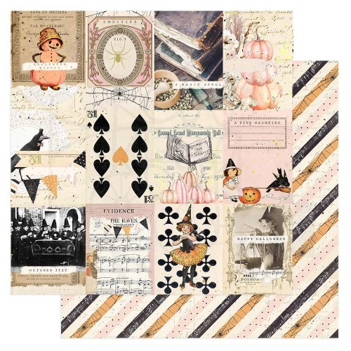 Papier do scrapbookingu 30x30 Twilight by Frank Garcia - Pumpkin Night 981273 Prima