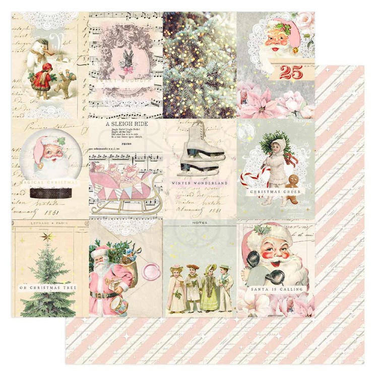 Papier do scrapbookingu 30x30 Christmas Market by Frank Garcia - Christmas Cheer 981211 Prima