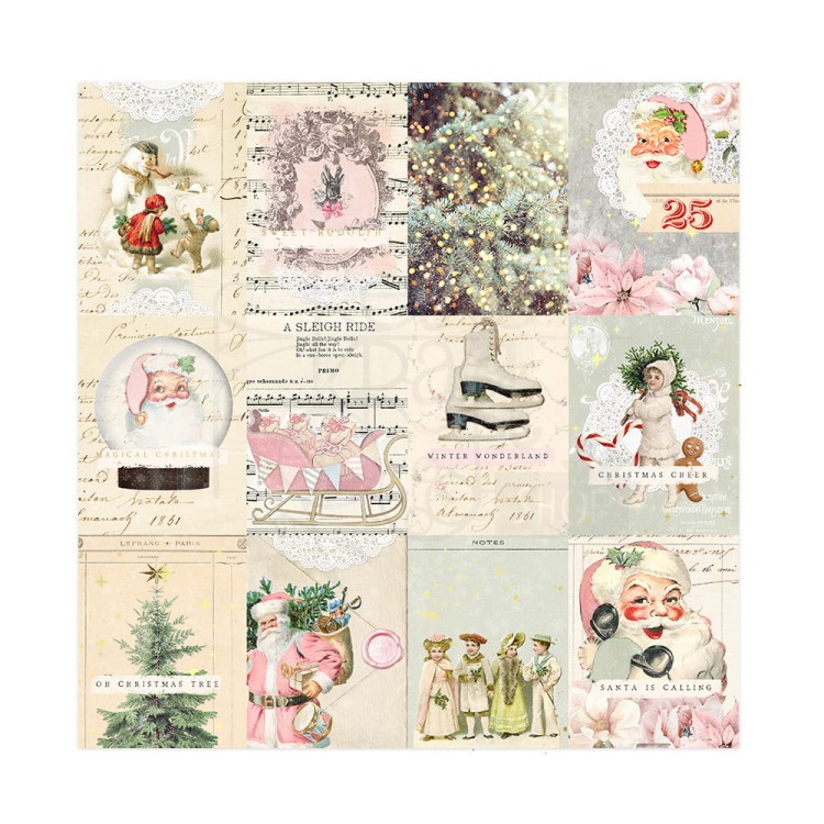 Papier do scrapbookingu 30x30 Christmas Market by Frank Garcia - Christmas Cheer 981211 Prima