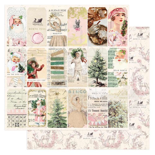 Papier do scrapbookingu 30x30 Christmas Market by Frank Garcia - Christmas Greetings 981198 Prima
