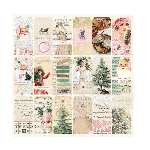 Papier do scrapbookingu 30x30 Christmas Market by Frank Garcia - Christmas Greetings 981198 Prima