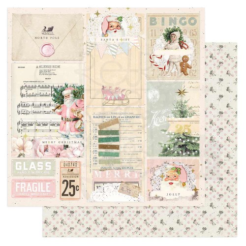 Papier do scrapbookingu 30x30 Christmas Market by Frank Garcia - Sweet Holiday 981181 Prima