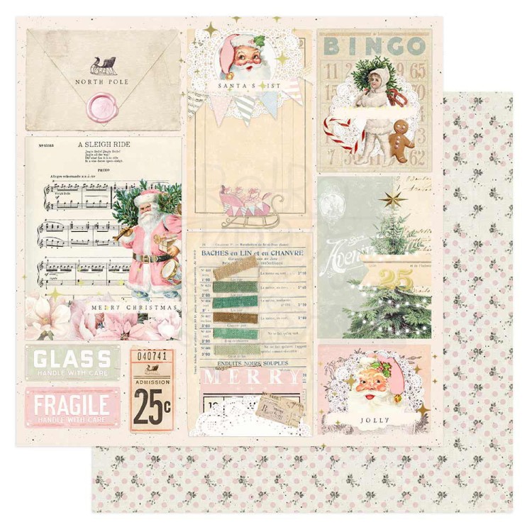 Papier do scrapbookingu 30x30 Christmas Market by Frank Garcia - Sweet Holiday 981181 Prima