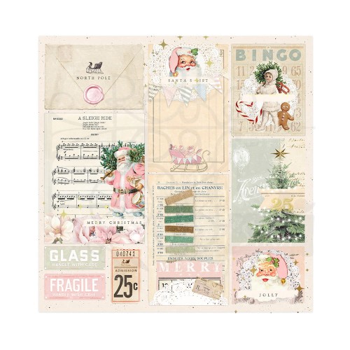 Papier do scrapbookingu 30x30 Christmas Market by Frank Garcia - Sweet Holiday 981181 Prima