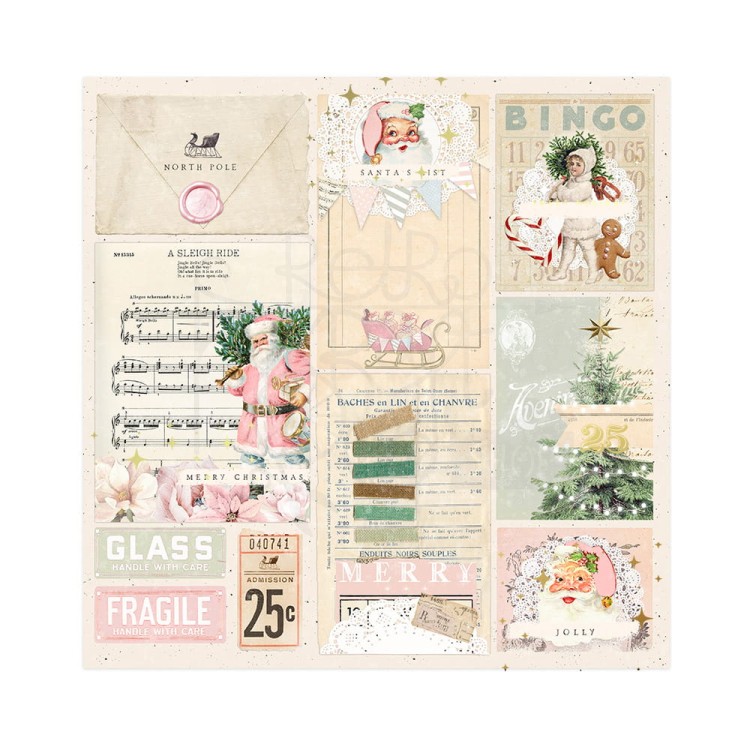 Papier do scrapbookingu 30x30 Christmas Market by Frank Garcia - Sweet Holiday 981181 Prima