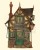 Foremka silikonowa 20x13 Bajkowy domek LBMF099 LaBlanche